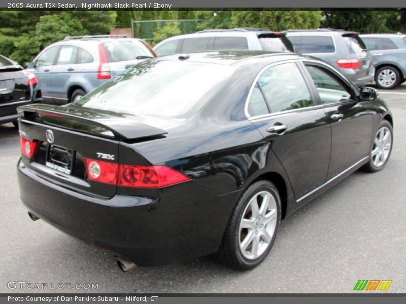 Nighthawk Black Pearl / Ebony 2005 Acura TSX Sedan