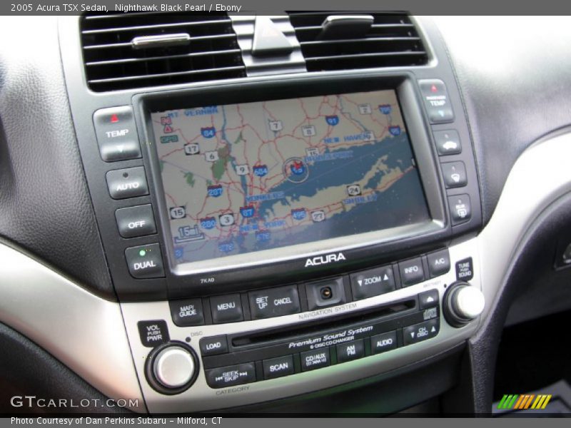 Nighthawk Black Pearl / Ebony 2005 Acura TSX Sedan