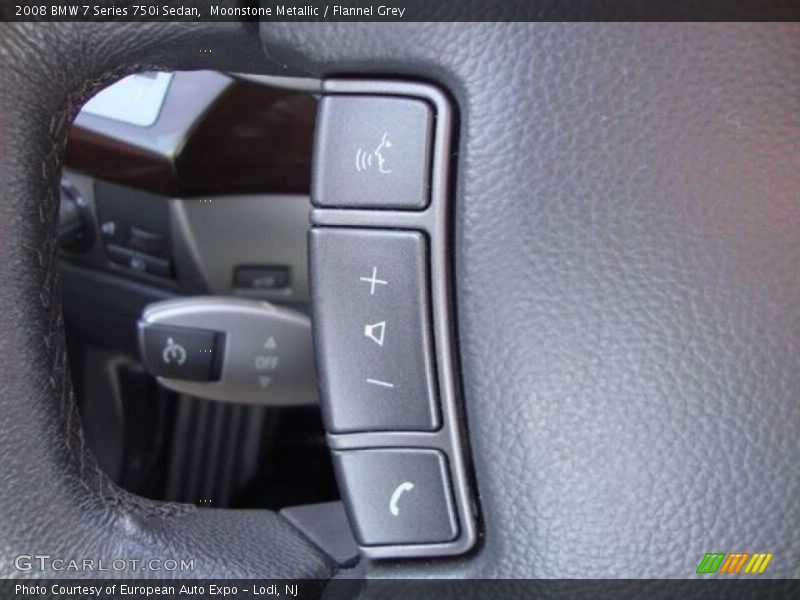 Moonstone Metallic / Flannel Grey 2008 BMW 7 Series 750i Sedan