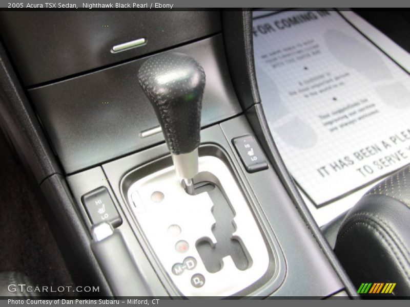 Nighthawk Black Pearl / Ebony 2005 Acura TSX Sedan