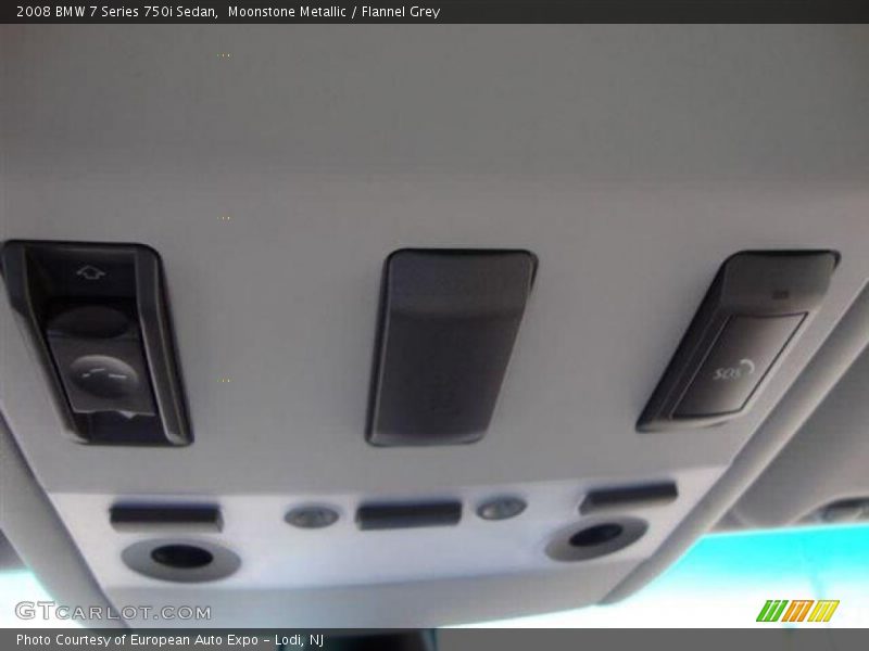 Moonstone Metallic / Flannel Grey 2008 BMW 7 Series 750i Sedan
