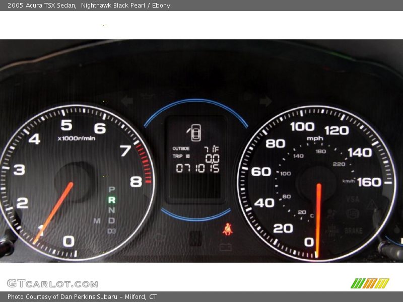 Nighthawk Black Pearl / Ebony 2005 Acura TSX Sedan
