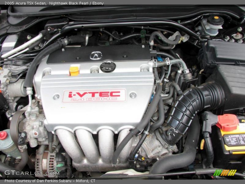 Nighthawk Black Pearl / Ebony 2005 Acura TSX Sedan