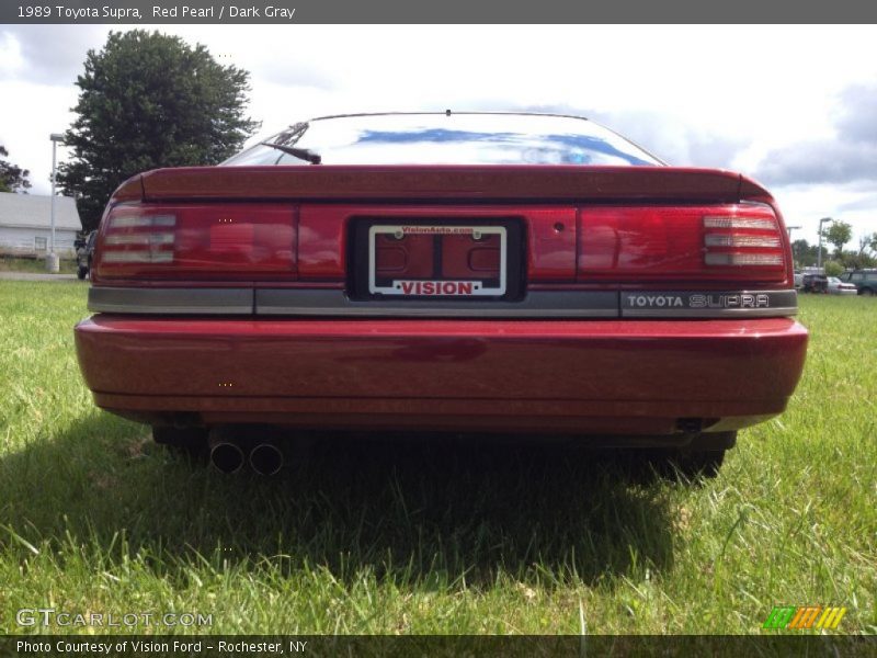 Red Pearl / Dark Gray 1989 Toyota Supra