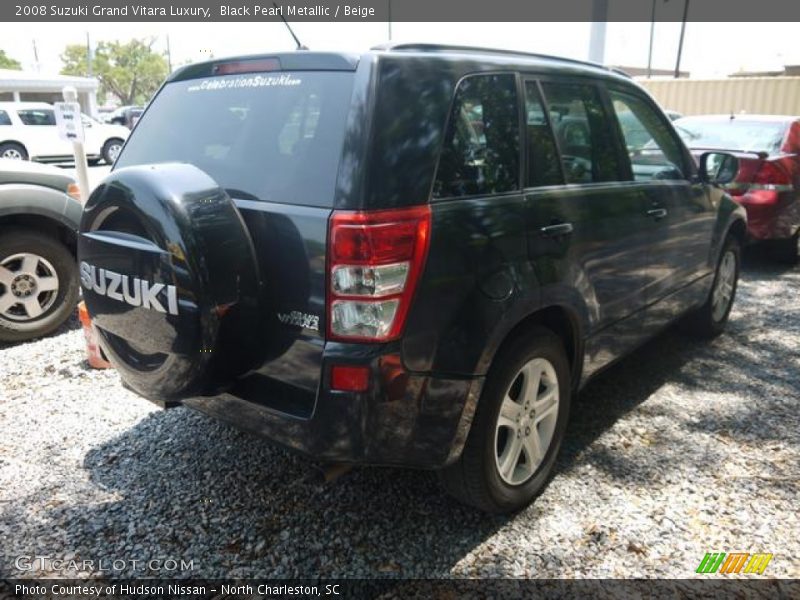 Black Pearl Metallic / Beige 2008 Suzuki Grand Vitara Luxury