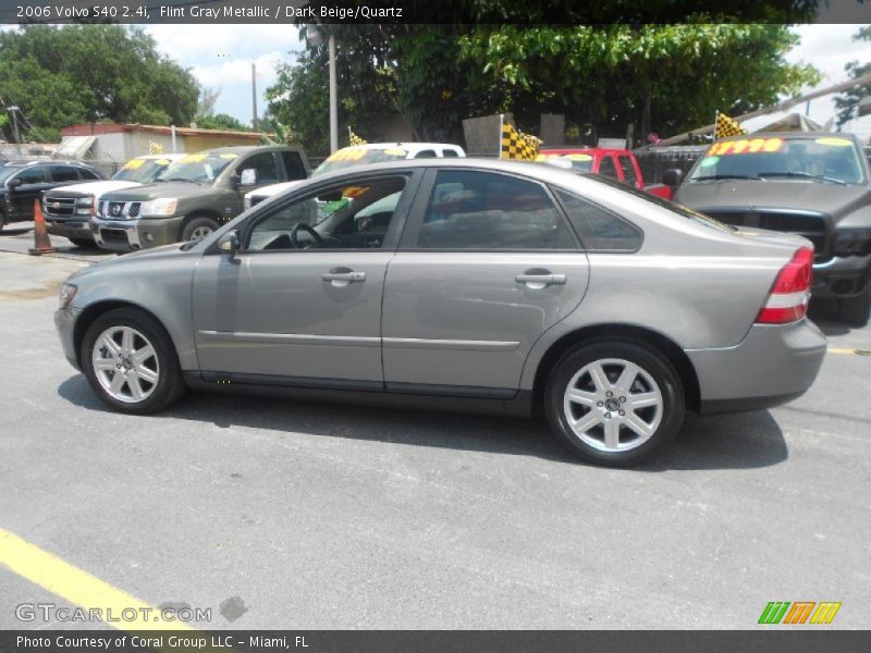 Flint Gray Metallic / Dark Beige/Quartz 2006 Volvo S40 2.4i