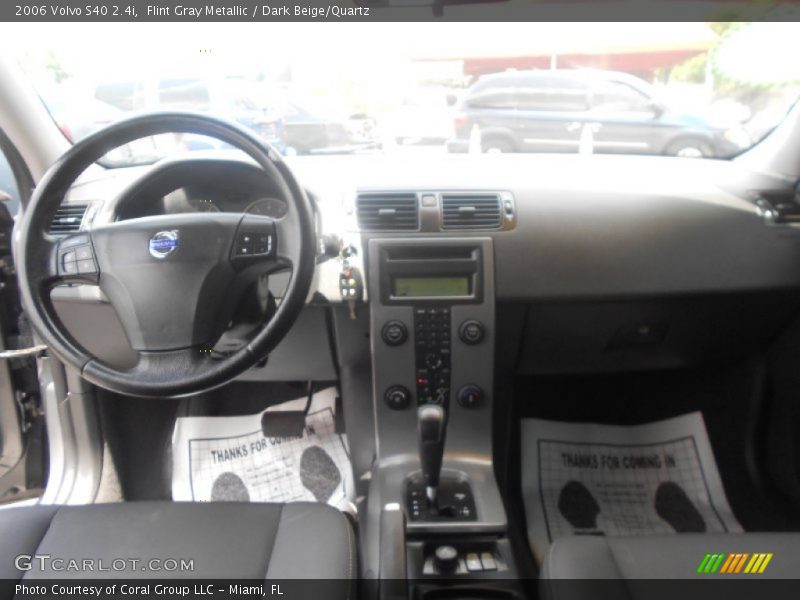 Flint Gray Metallic / Dark Beige/Quartz 2006 Volvo S40 2.4i