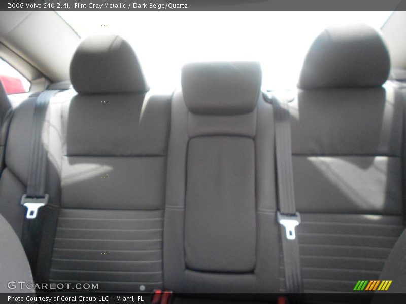 Flint Gray Metallic / Dark Beige/Quartz 2006 Volvo S40 2.4i