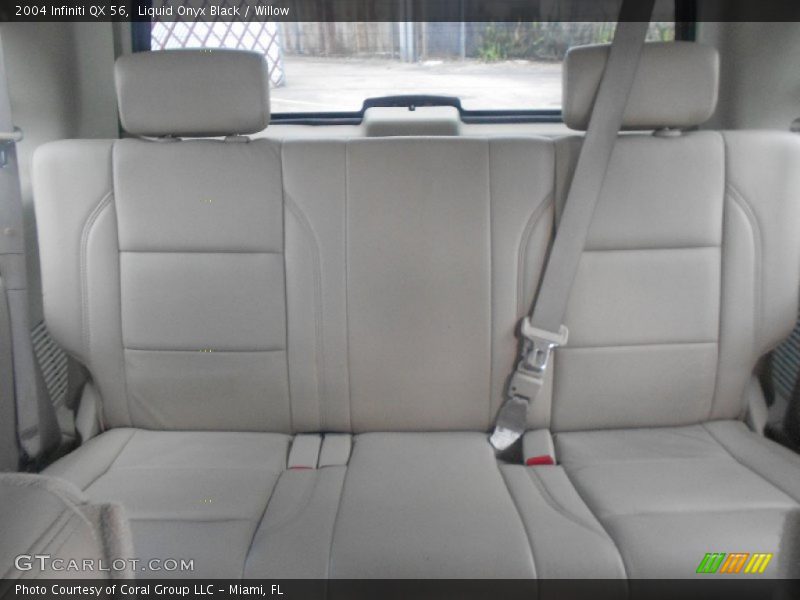 Liquid Onyx Black / Willow 2004 Infiniti QX 56