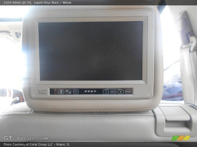 Liquid Onyx Black / Willow 2004 Infiniti QX 56