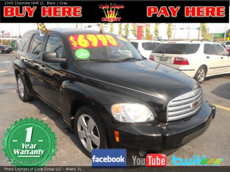 Black / Gray 2006 Chevrolet HHR LS