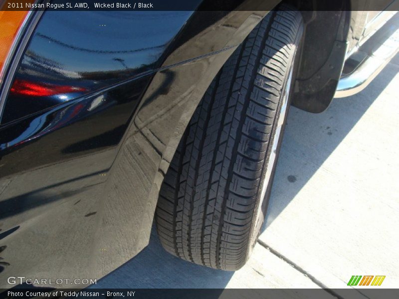 Wicked Black / Black 2011 Nissan Rogue SL AWD