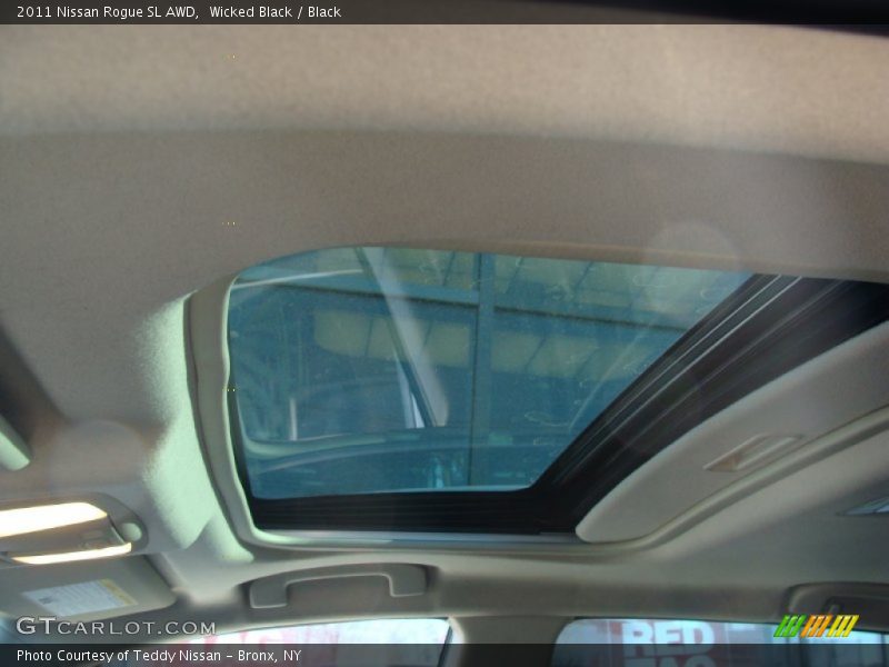 Wicked Black / Black 2011 Nissan Rogue SL AWD