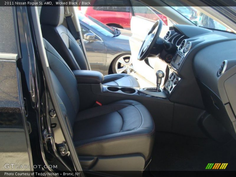 Wicked Black / Black 2011 Nissan Rogue SL AWD