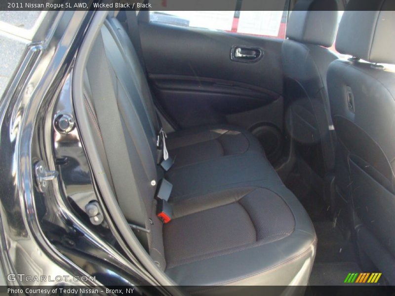 Wicked Black / Black 2011 Nissan Rogue SL AWD