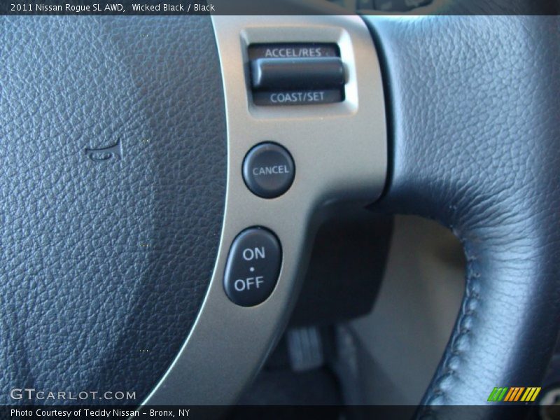 Wicked Black / Black 2011 Nissan Rogue SL AWD