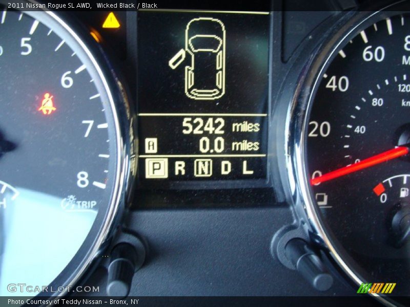 Wicked Black / Black 2011 Nissan Rogue SL AWD