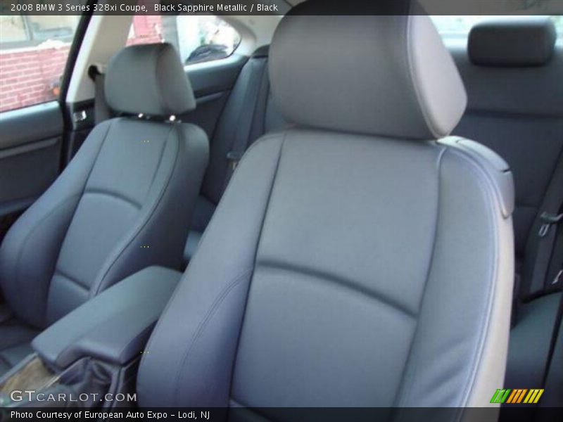 Black Sapphire Metallic / Black 2008 BMW 3 Series 328xi Coupe