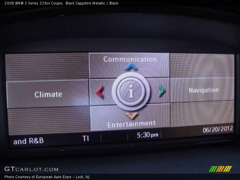 Black Sapphire Metallic / Black 2008 BMW 3 Series 328xi Coupe