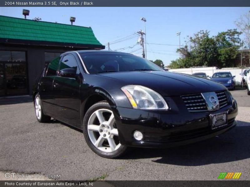 Onyx Black / Black 2004 Nissan Maxima 3.5 SE