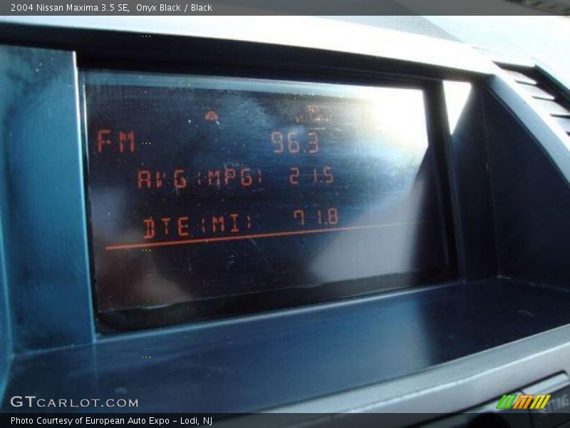 Onyx Black / Black 2004 Nissan Maxima 3.5 SE