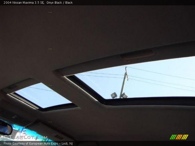 Onyx Black / Black 2004 Nissan Maxima 3.5 SE
