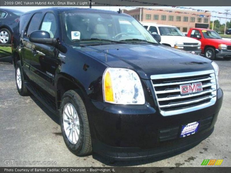 Onyx Black / Light Tan 2009 GMC Yukon Hybrid 4x4