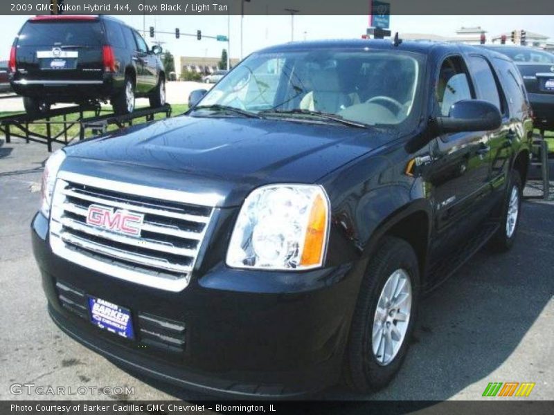 Onyx Black / Light Tan 2009 GMC Yukon Hybrid 4x4