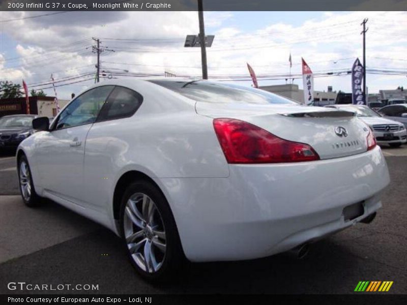 Moonlight White / Graphite 2009 Infiniti G 37 x Coupe
