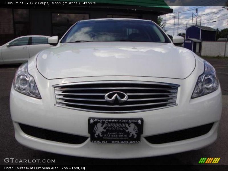 Moonlight White / Graphite 2009 Infiniti G 37 x Coupe