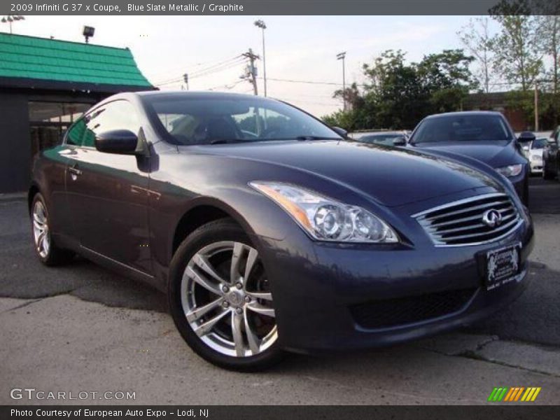Blue Slate Metallic / Graphite 2009 Infiniti G 37 x Coupe