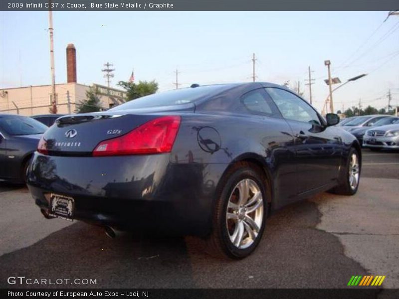 Blue Slate Metallic / Graphite 2009 Infiniti G 37 x Coupe