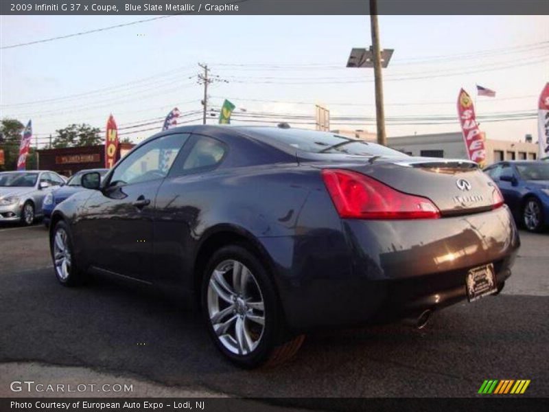 Blue Slate Metallic / Graphite 2009 Infiniti G 37 x Coupe