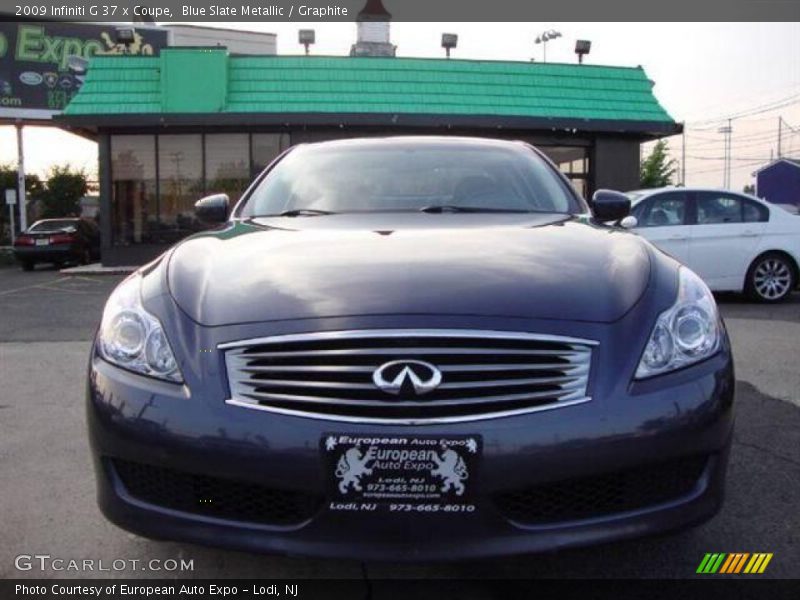 Blue Slate Metallic / Graphite 2009 Infiniti G 37 x Coupe