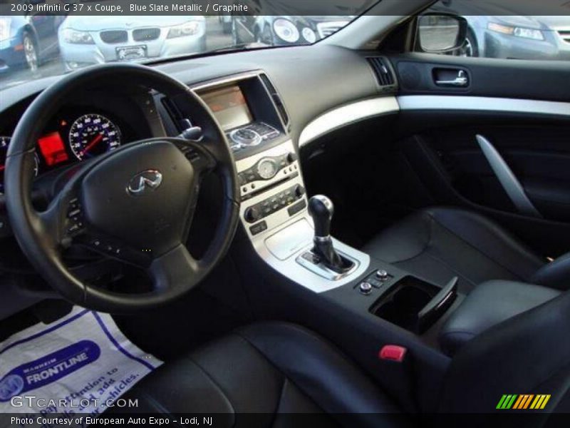Blue Slate Metallic / Graphite 2009 Infiniti G 37 x Coupe