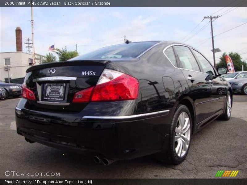 Black Obsidian / Graphite 2008 Infiniti M 45x AWD Sedan