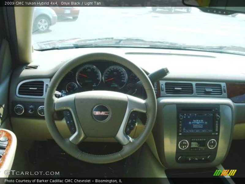 Onyx Black / Light Tan 2009 GMC Yukon Hybrid 4x4