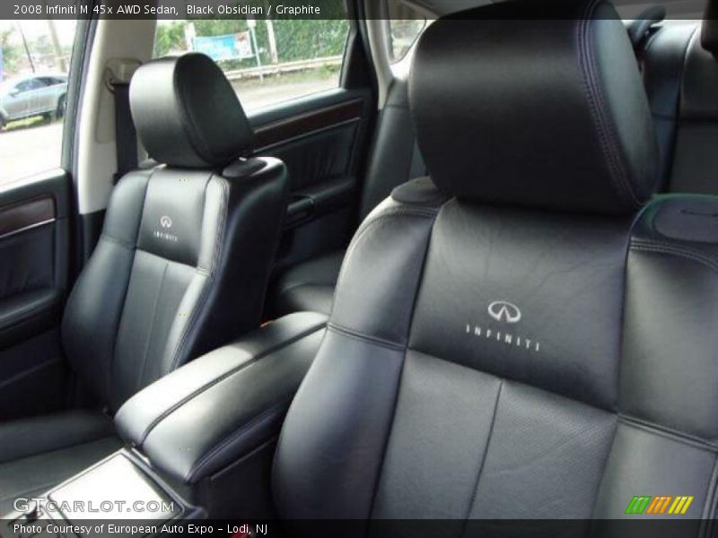 Black Obsidian / Graphite 2008 Infiniti M 45x AWD Sedan
