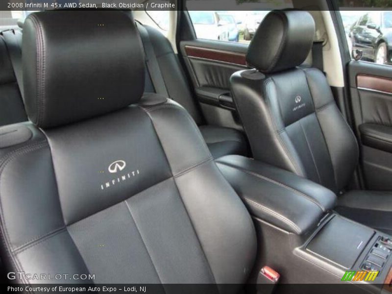 Black Obsidian / Graphite 2008 Infiniti M 45x AWD Sedan