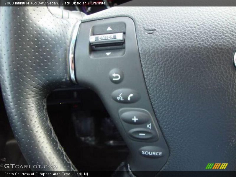 Black Obsidian / Graphite 2008 Infiniti M 45x AWD Sedan