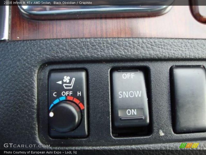 Black Obsidian / Graphite 2008 Infiniti M 45x AWD Sedan