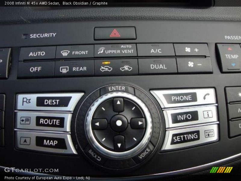Black Obsidian / Graphite 2008 Infiniti M 45x AWD Sedan