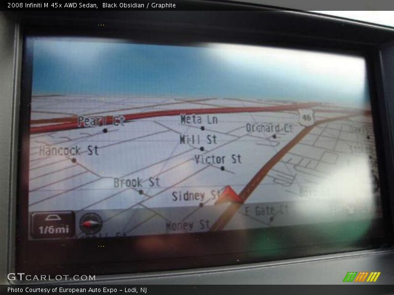 Black Obsidian / Graphite 2008 Infiniti M 45x AWD Sedan