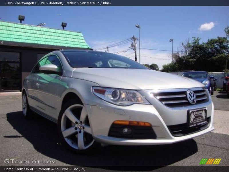 Reflex Silver Metallic / Black 2009 Volkswagen CC VR6 4Motion