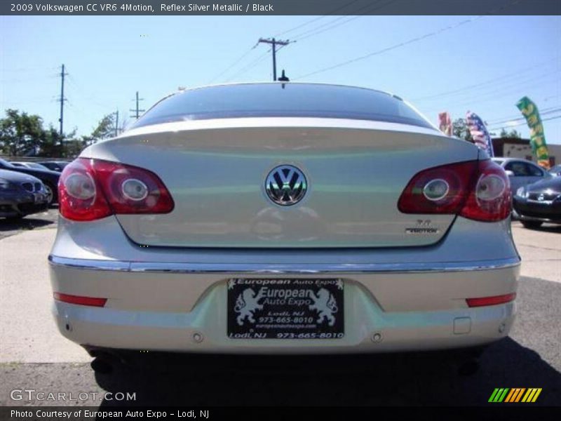 Reflex Silver Metallic / Black 2009 Volkswagen CC VR6 4Motion