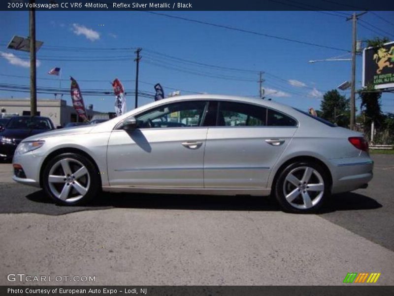 Reflex Silver Metallic / Black 2009 Volkswagen CC VR6 4Motion