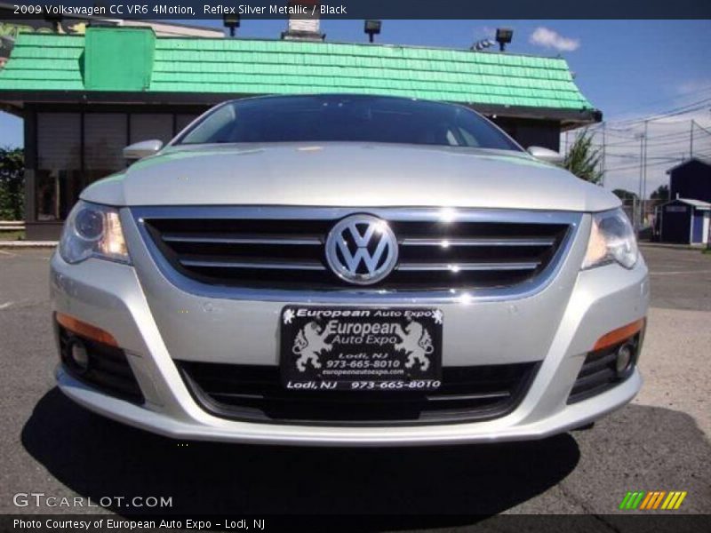 Reflex Silver Metallic / Black 2009 Volkswagen CC VR6 4Motion