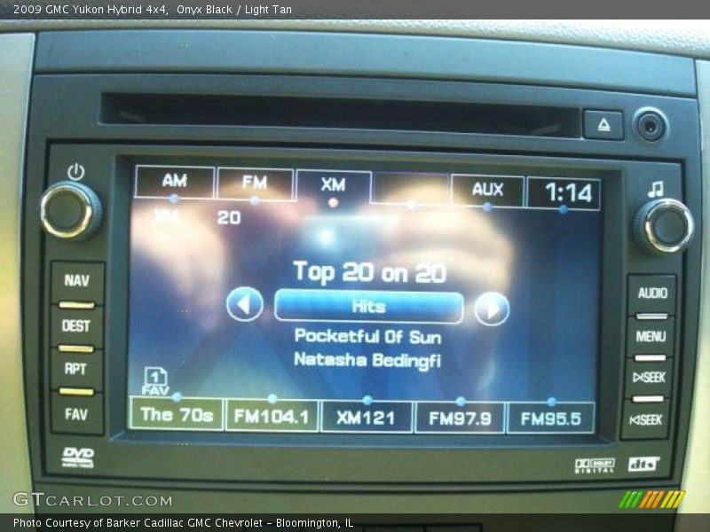 Onyx Black / Light Tan 2009 GMC Yukon Hybrid 4x4