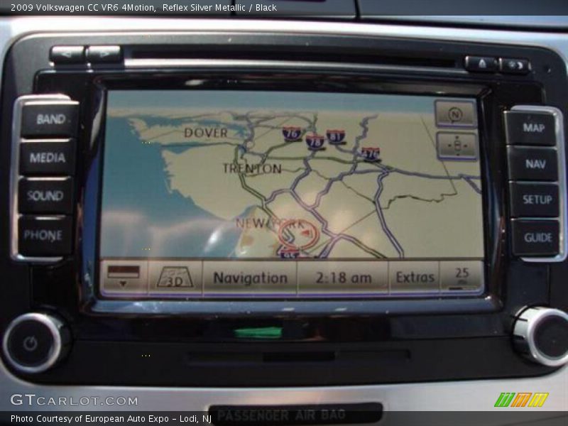 Reflex Silver Metallic / Black 2009 Volkswagen CC VR6 4Motion