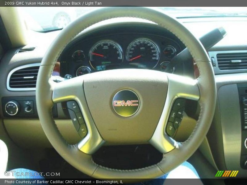 Onyx Black / Light Tan 2009 GMC Yukon Hybrid 4x4